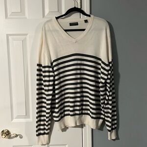 Men’s John Bartlett stripe sweater XL